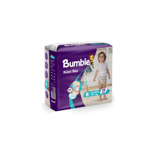 Bumble 6 Numara XL Külot Bez (15+) kg 28 Adet